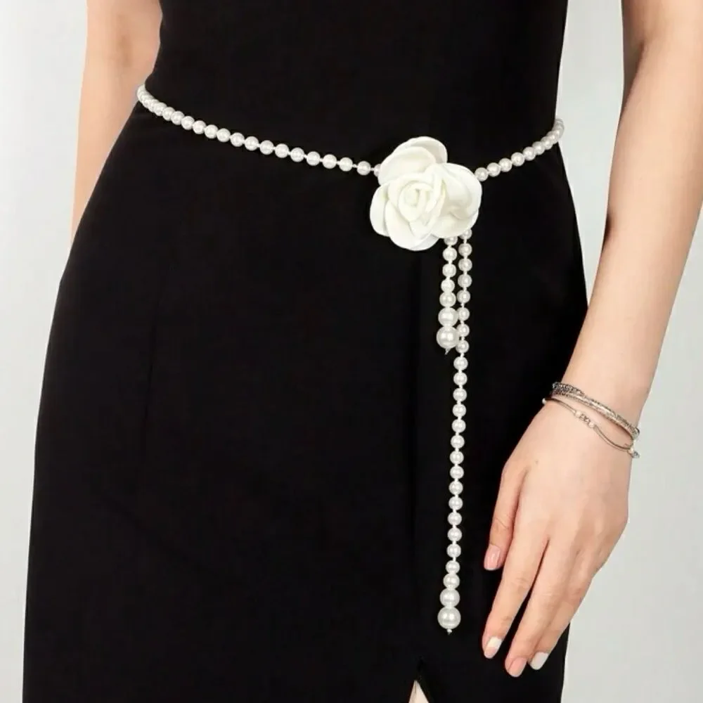 Anthropologie white flower